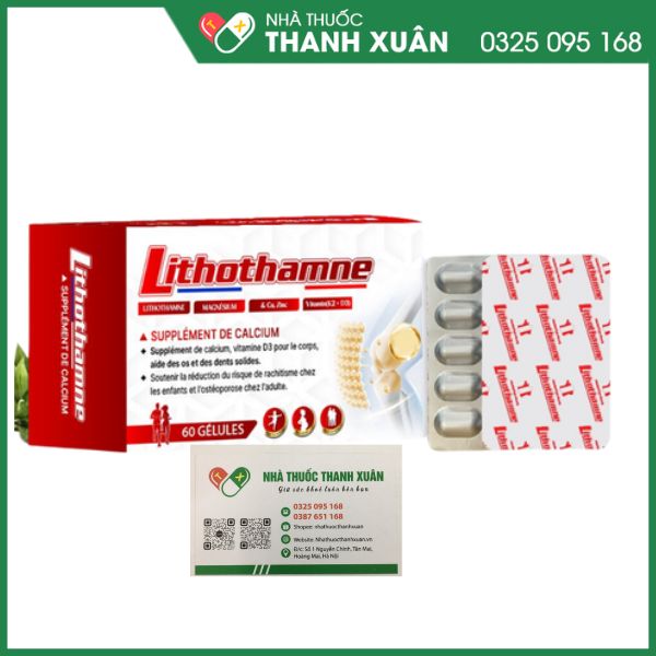 Lithothamne - Viên uống Canxi hữu cơ từ tảo biển